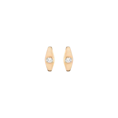 Aurate New York Chunky Lab Grown Diamond Oval Huggie Earrings