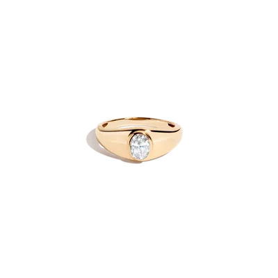 Aurate New York Chunky Lab Grown Diamond Oval Ring