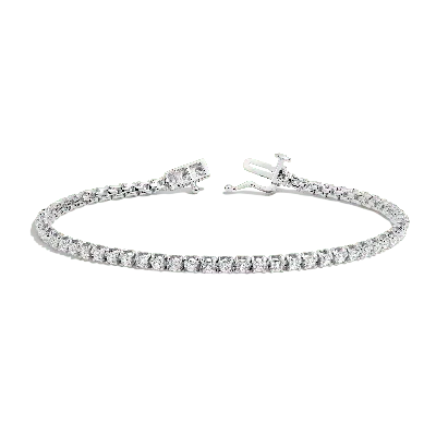 Aurate New York Classic Diamond Tennis Bracelet - 2ct In Rose