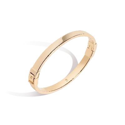 AURATE NEW YORK AURATE NEW YORK CLASSIC GOLD HINGED BRACELET