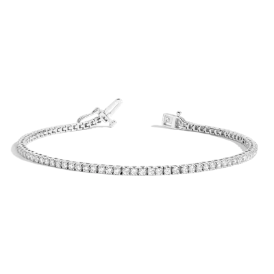 Aurate New York Classic Lab Grown Diamond Tennis Bracelet - 2ct In Rose