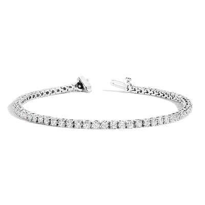 Aurate New York Classic Lab Grown Diamond Tennis Bracelet - 4ct In Rose