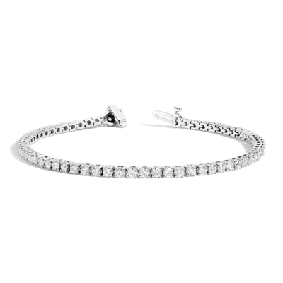 Aurate New York Classic Lab Grown Diamond Tennis Bracelet - 4ct In White