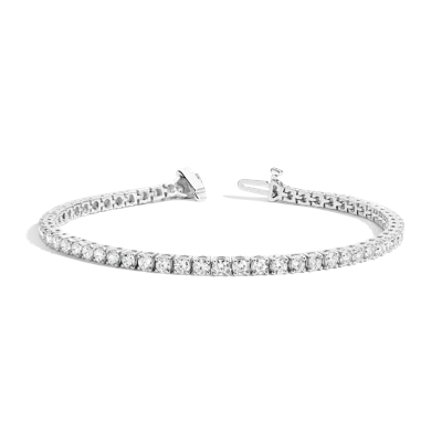 Aurate New York Classic Lab Grown Diamond Tennis Bracelet - 5ct In Metallic