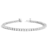 Aurate New York Classic Lab Grown Diamond Tennis Bracelet - 6ct In White
