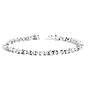 Aurate New York Classic Lab Grown Diamond Tennis Bracelet - 7ct In White