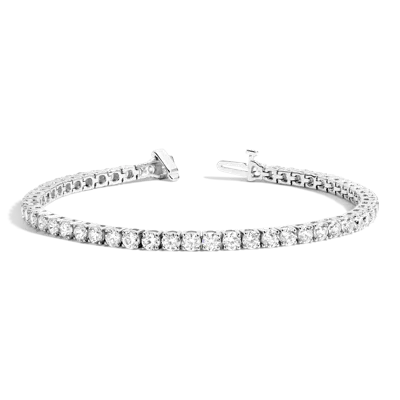 Aurate New York Classic Lab Grown Diamond Tennis Bracelet - 7ct In Metallic