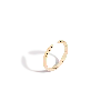 Aurate New York Claw Ring In White