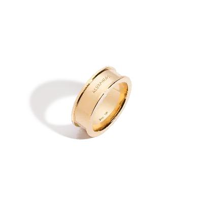 Aurate New York Column Ring In White