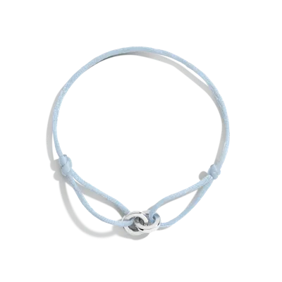 Aurate New York Cord Connection Bracelet In White