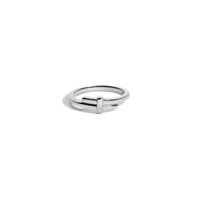 Aurate New York Crossover Ring In Metallic