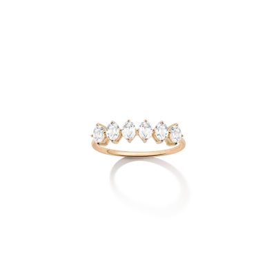 Aurate New York Custom Birthstone Ring In White