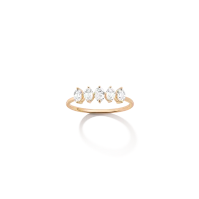 Aurate New York Custom Birthstone Ring In White