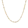 Aurate New York Diamond Bezel Tennis Necklace In Yellow