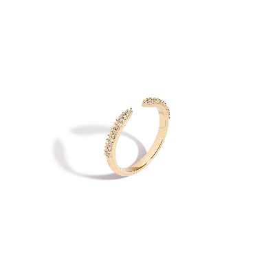 Aurate New York Diamond Claw Ring In Rose