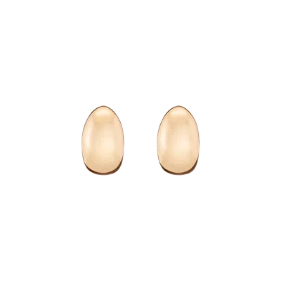 Aurate New York Dome Earrings In Yellow