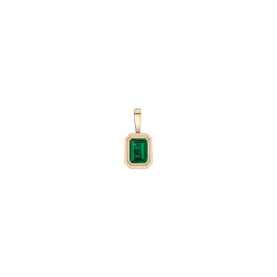 Aurate New York Emerald Heirloom Pendant In Rose