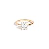 AURATE NEW YORK AURATE NEW YORK EMERALD WHITE SAPPHIRE SOLITAIRE RING