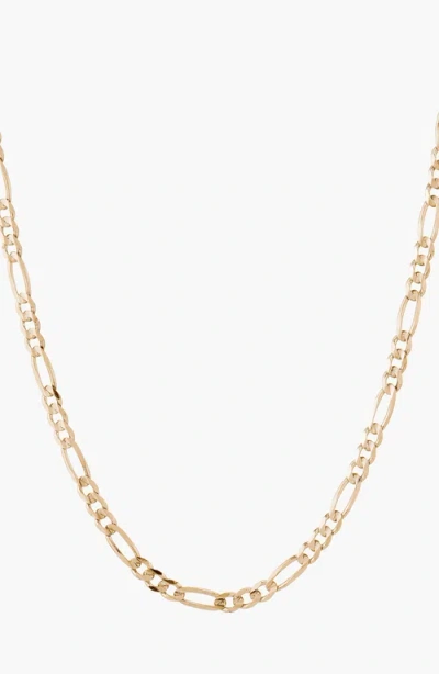 Aurate New York Figaro Chain Necklace In Gold
