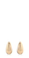 Aurate New York Fluted Teardrop Earrings