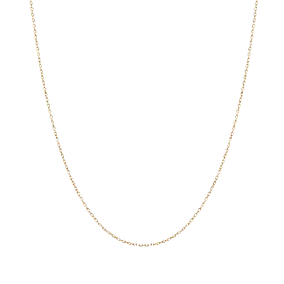 Aurate New York Gold Diamond Cut Chain Necklace In Yellow
