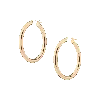 Aurate New York Gold Hoop Earrings - 4mm (40mm) In Yellow