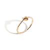 Aurate New York Gold Knot Ring In Rose