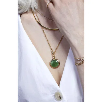 Aurate New York Gold Rolo Chain Necklace In Yellow Gold Vermeil