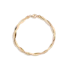 Aurate New York Herringbone Twist Bracelet In Yellow
