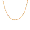 Aurate New York Herringbone Twist Necklace In White
