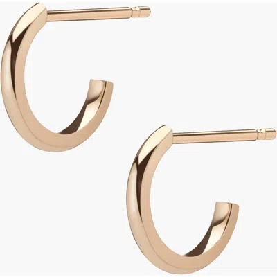 Aurate New York Huggies Earrings In 14k Yellow Gold