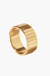 Aurate New York Infinity Ring In Gold