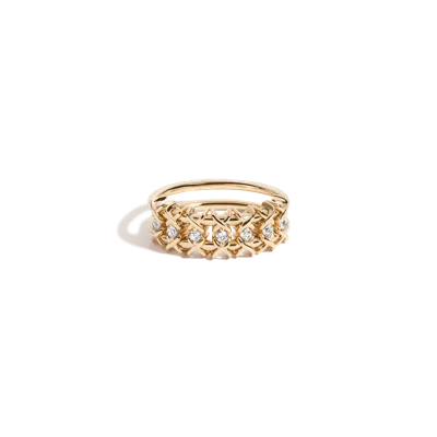 Aurate New York Kinetic Estate Ring In Gold