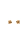 Aurate New York Gold Knot Stud Earrings In Gold