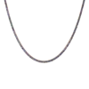 Aurate New York Lab Grown Blue Sapphire Baguette Tennis Necklace