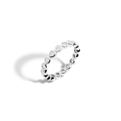 Aurate New York Lab Grown Diamond Bezel Eternity Ring In Yellow