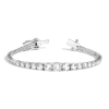 Aurate New York Lab Grown Diamond Graduated Modern Tennis Bracelet In White
