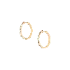 Aurate New York Lab Grown Diamond Hoop Earrings In Rose