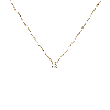 Aurate New York Lab Grown Diamond Solitaire Necklace In White