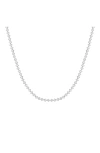 Aurate New York Lab Grown Diamond Tennis Choker Necklace