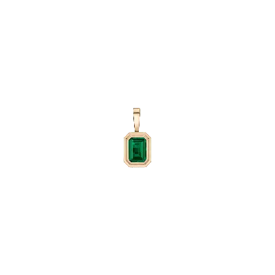 AURATE NEW YORK AURATE NEW YORK LAB GROWN EMERALD HEIRLOOM PENDANT