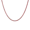 Aurate New York Lab Grown Red Ruby Baguette Tennis Necklace