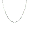 Aurate New York Lab Grown White Sapphire Baguette Tennis Necklace