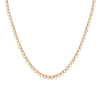 Aurate New York Lab Grown White Sapphire Bezel Tennis Necklace