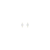 Aurate New York Lab Grown White Sapphire Marquise Stud Earrings - Flatback In Yellow