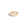 Aurate New York Lab Grown White Sapphire Matrix Ring In Gold