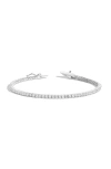 Aurate New York Lab Grown White Sapphire Tennis Bracelet