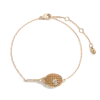 Aurate New York Lab Grown White Sapphire Tennis Racket Bracelet In White