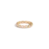 Aurate New York Lab Grown White Sapphire X Estate Eternity Ring In Yellow