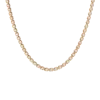 Aurate New York Lab Grown White Sapphire X Estate Tennis Choker Necklace In Yellow